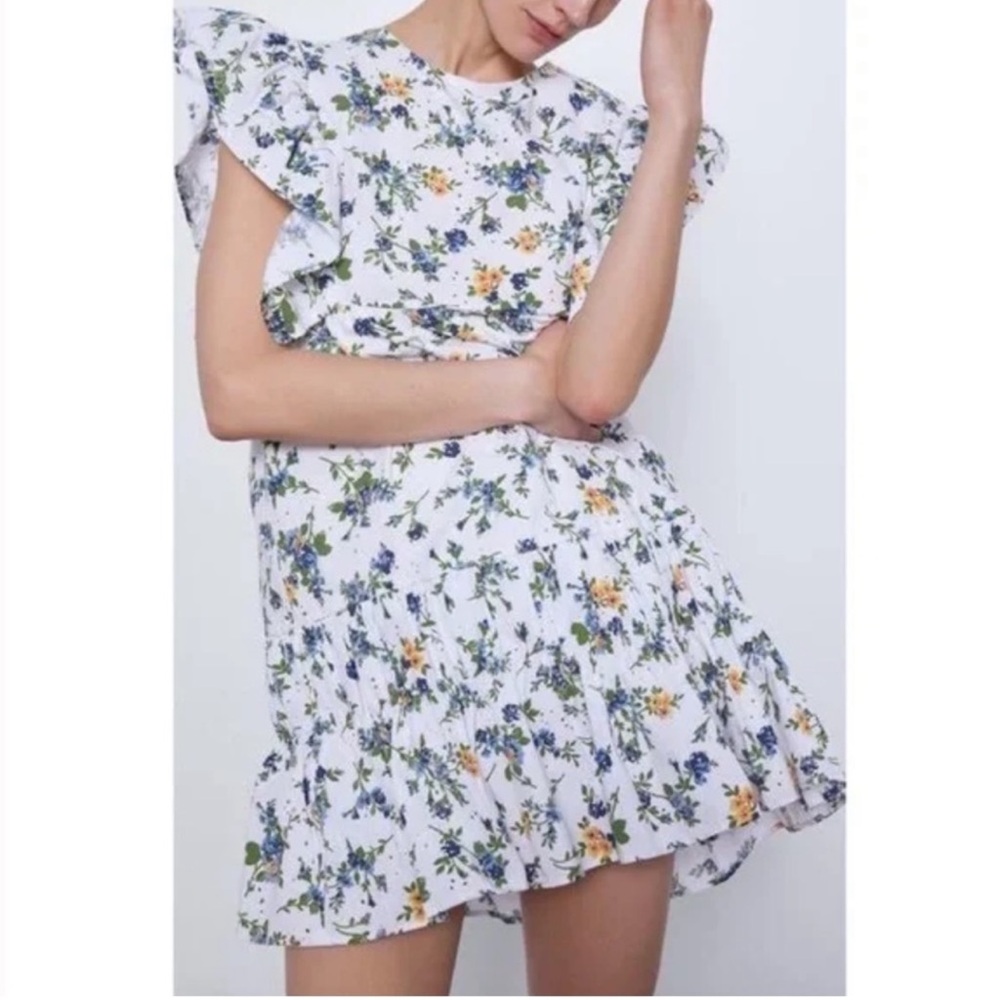 Zara Smock Eyelet Dress